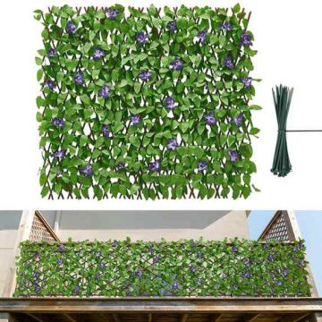Kunstluuderohu piirdeaed VEVOR JN-LF-02, 2 paneeli, Roheline, 64,9 × 310 cm