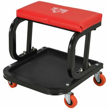 Табуретка для мастерской Homcom 38x35x37см, черно-красная