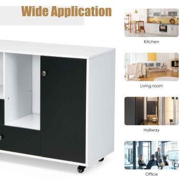 File cabinet, 2 drawers, White, 90 × 69.5 × 35 cm