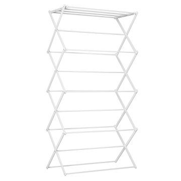 Riiete kuivati Homcom 74x35x144cm, valge värv