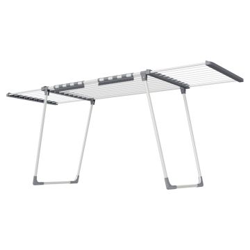SONGMICS pesukuivatusrest, 22 m², 62,5 × 113,5–200 × 90 cm