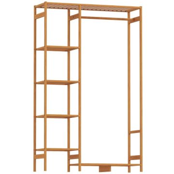 Riiulitega riidenagi, 4 riiulit, 90 × 145 × 30 cm