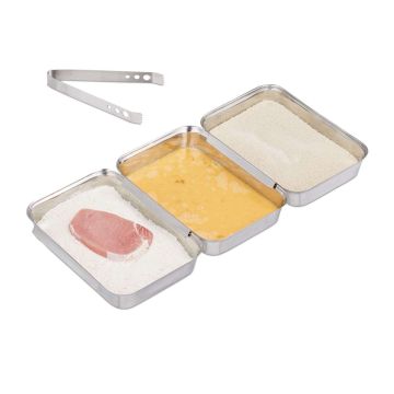 Paneerimisaluste komplekt Relaxdays 10027634_305, 4 alust ja tangid