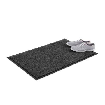 Uksematt Relaxdays 10021902_757, Hall/must, 60 × 90 cm