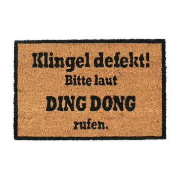 Uksematt Relaxdays „Ding Dong“ 10023846.0, 60 × 1,5 × 40 cm