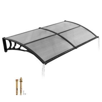 Дверной козырёк VEVOR CZPC40X80G-C, 198,7 × 96,5 × 27,5 см