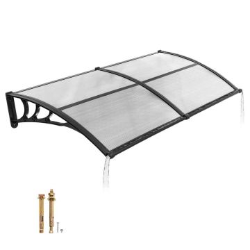 Навес над дверью VEVOR CZPC40X80T-C, Прозрачный, 104 × 61 × 10 см
