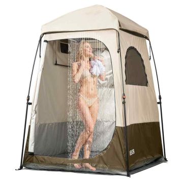 Dušitelt VEVOR YL-fold tent4, 1 tuba, 1 inimesele, Hall, 145 × 145 × 215 cm
