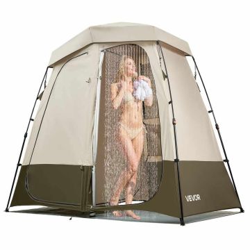 Душевая палатка VEVOR YL-fold tent5, 2 секции, на 2 человек, 250 × 122 × 218 см