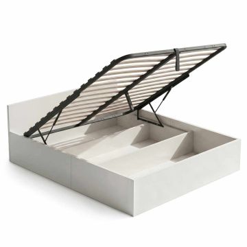 Kaheinimesevoodi AkordV2, 160 × 200 cm, Valge, 167 × 205 × 68 cm