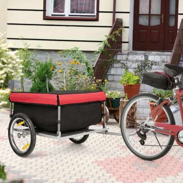 Bicycle cargo trailer, 40 kg, 136 × 75 × 60 cm