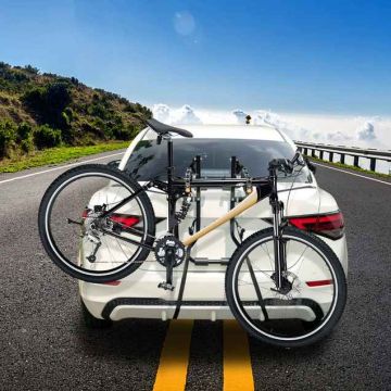 Bicycle rack, 3 bikes, 71.12 × 33.02 × 63.5 cm