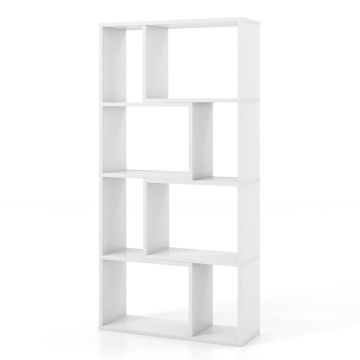 Riiul 60x20x120cm, valge värv