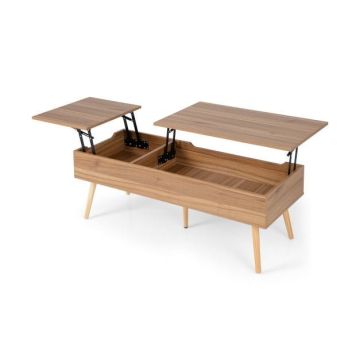 Kohvilaud 110x49x42cm, heledpruun värv