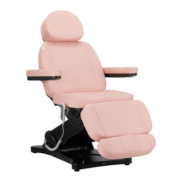 Elektrinė grožio kėdė Sillon Classic, 3 pavaros, rožinė, juodas pagrindas