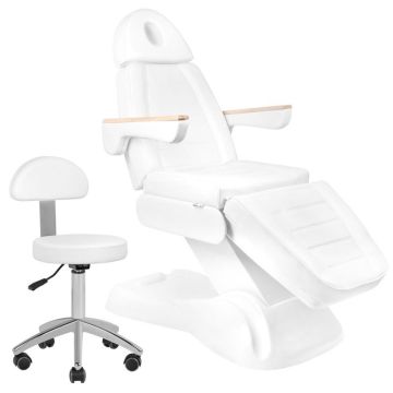 Электрическое косметологическое кресло Sillon Lux 273B, с табуретом AM-304