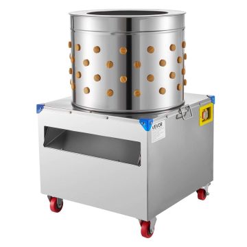 Elektriline kanade kitkumismasin VEVOR TM50, 106 kummist sõrme, 560 × 560 × 890 mm