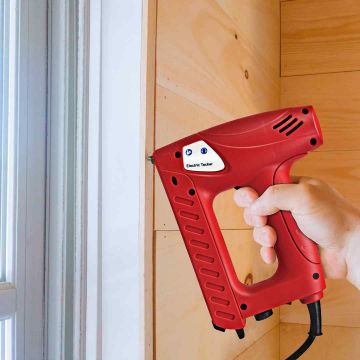 Electric upholstery stapler and nail gun, 2 in 1, 19 × 22.5 × 6 cm