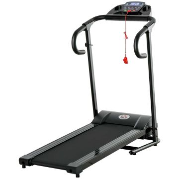 Elektriline jooksulint Homcom 123x62x117cm, musta värvi
