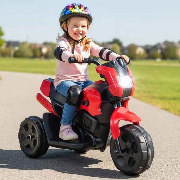 Electric tricycle for children, 6 V, Red, 69.5 × 32 × 47.5 cm