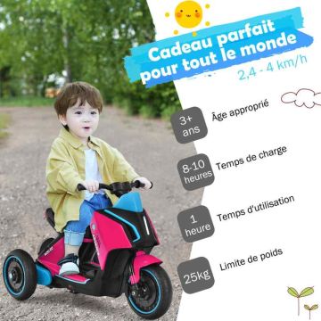 Electric children's scooter, 3 wheels, 80.5 × 51.5 × 41 cm