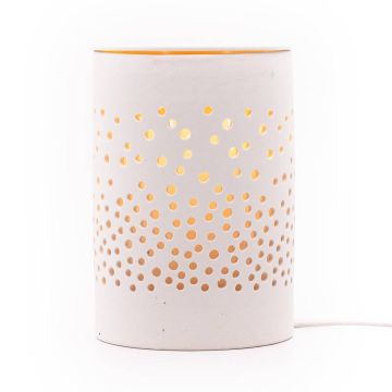 Elektriline vahasoojendi Dots, Valge, 10 × 15 × 10 cm