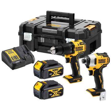 Elektritööriistade komplekt DEWALT DCK2062M2T-QW, 2 tööriista, 2 × 4 Ah akut