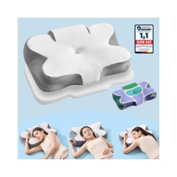 SONGMICS TBP051GZ02 ergonomic neck pillow, 59 × 40 cm