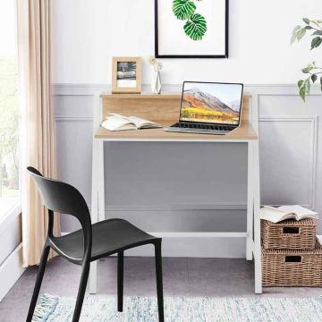 Ergonomic computer desk, 110 kg, powder-coated iron frame