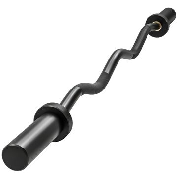 Штанга EZ Curl, 8 кг, нагрузка 100 кг, 120 × 5 × 5 см