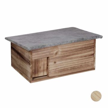 Siilimaja Relaxdays 10027593_972, soojustava põhjaga, Pruun/hall, 46 × 21 × 34 cm