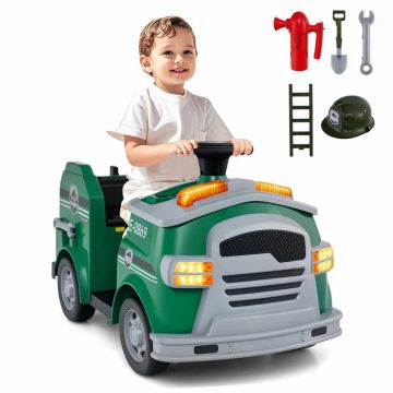Детский электромобиль 86x48x52см, зелёного цвета