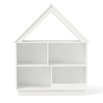 Детская полка 88x34x108см, белого цвета