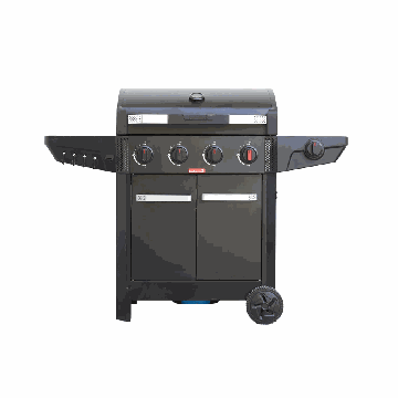 Gaasigrill Barbecook Gas Barbecue Luca 412, kapi ja külgpõletiga, 145,4 × 60,3 × 112,3 cm