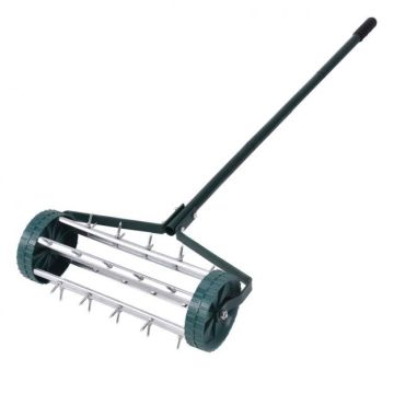 Käsiaia aerator 103x44x15cm, rohelise/hõbedase värvusega