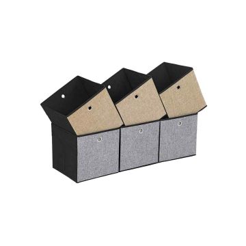 Kokkupandavate hoiukastide komplekt, 6 tk.