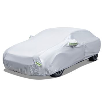 Автомобильный чехол 455x165x115см, серебристого цвета