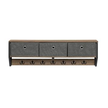 Настенная вешалка для одежды 100x20x30см., доступна в различных цветах