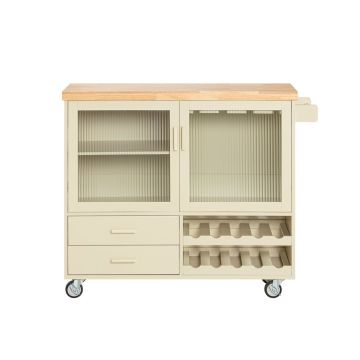 Кухонный остров на колесах 109x40x92см., в различных цветах