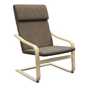 Tugitool Homcom 65x69x98cm, pruunid/heledapruunid värvid