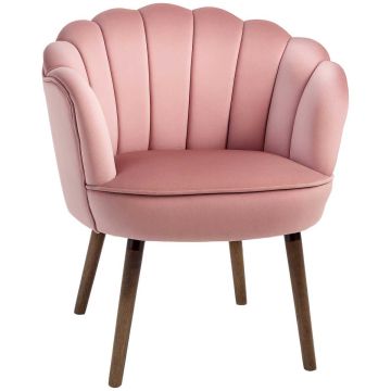Tugitool Homcom 66x66x78,5cm, roosa/pruuni värvi