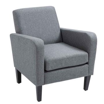 Tugitool Homcom 66x72x74cm, halli/must värvi