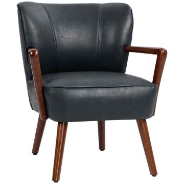 Tugitool Homcom 67x77x80cm, musta/pruuni värvi