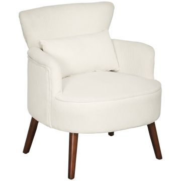 Tugitool Homcom 69x69.5x78cm., kreemikas/pruun