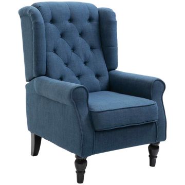 Tugitool Homcom 74x86x102cm., sinine/must