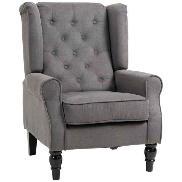 Tugitool Homcom 74x86x102cm, tumehall/must