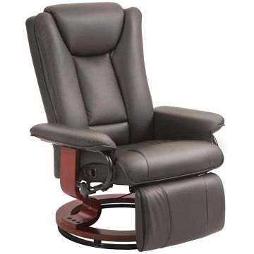 Tugitool jalatoega Homcom 78x88x103cm, pruun