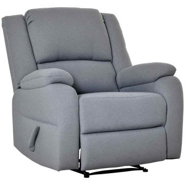 Jalgadega tugitool Homcom 87x96x98cm, halli värvi
