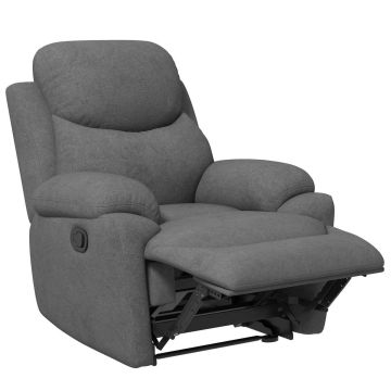 Tugitool jalatoega Homcom 93x88x102cm, halli värvi