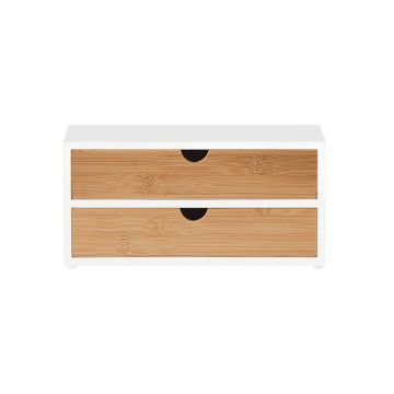 Kohvikapslite karp 30x20x14cm., valge/helepruun